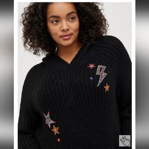 Torrid Raglan Hoodie Sweater